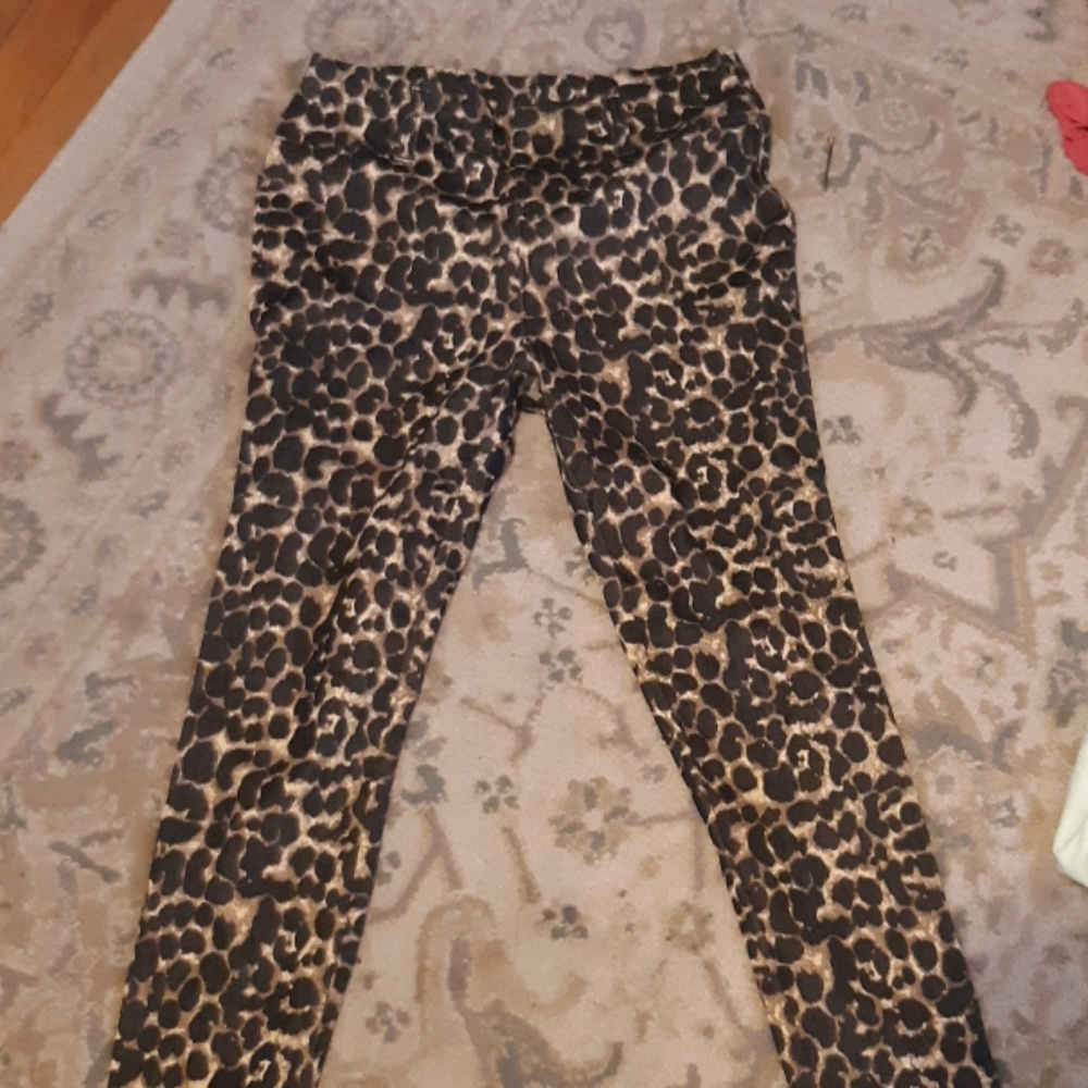 Cheetah print jeggings